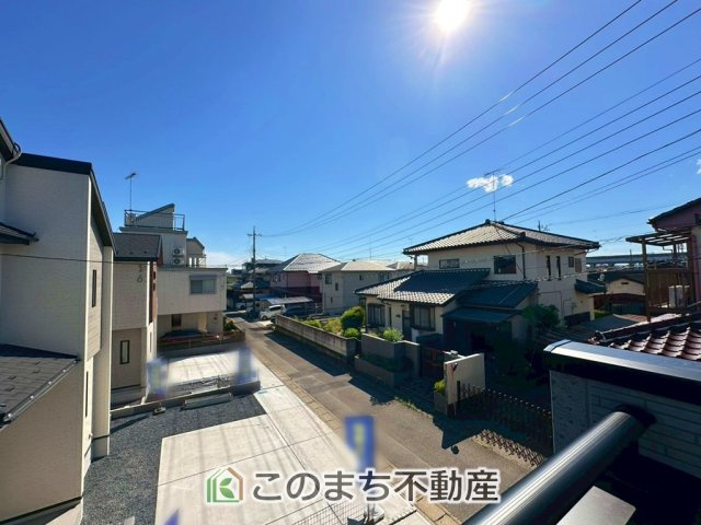 ブルーミングガーデン下野市駅東2丁目の展望|バルコニーからの眺めです！
