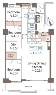 【間取り】 | グランドムール甲陽園