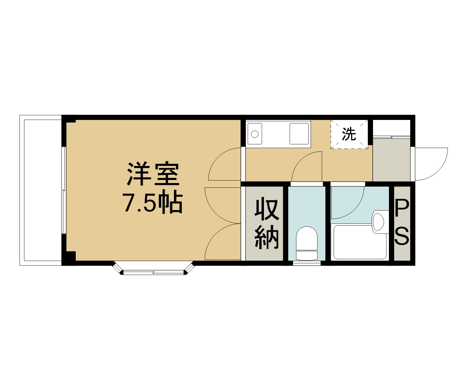 コーポマイⅡの間取り