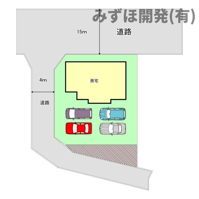 山形市伊達城3丁目21番地6の間取り|１階間取りです。