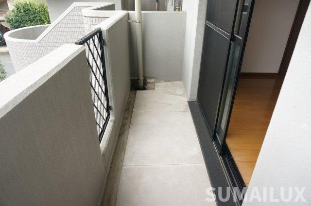 ライフパークＡ棟のバルコニー