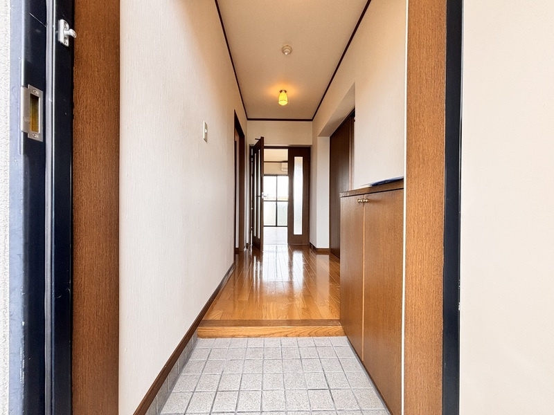 ライフパークＡ棟の玄関