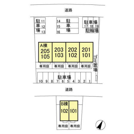 gloire　ｔｒｏｉｓの区画図