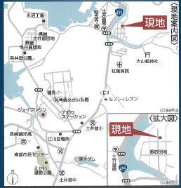 長崎市磯道町新築戸建の地図