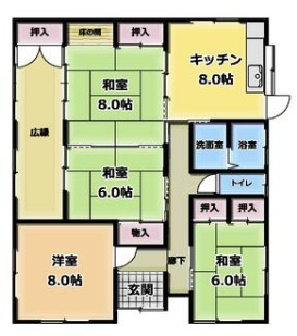 各務原市尾崎南町６丁目の間取り