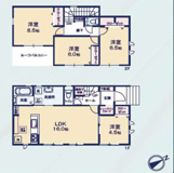 千葉市中央区矢作町　新築分譲住宅２号棟の画像