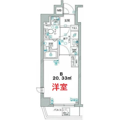 【間取り】 | グリフィン・南蒲田アクトシティ