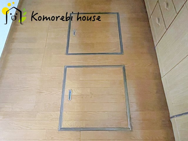 鴻巣市登戸　中古戸建の内装|床下収納です