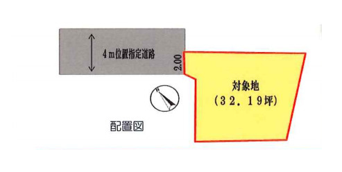 鴻巣市登戸　中古戸建の区画図