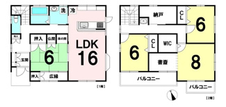 【間取り】 | 守山市金森町　中古戸建