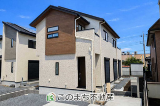 【外観】 | ブルーミングガーデン下野市駅東2丁目　4号棟 | まもなく完成！建物内ご見学出来ます☆