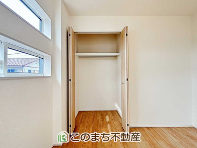 【収納】 | ブルーミングガーデン下野市駅東2丁目　4号棟 | 各居室に収納付で住みやすさにこだわっています♪