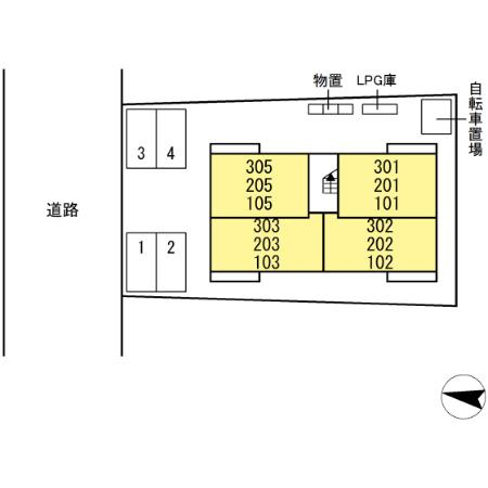 イリーニの区画図