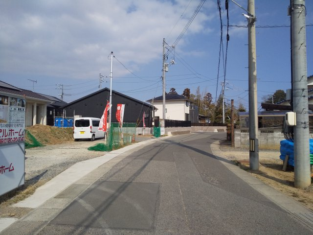 【前面道路含む現地写真】 | フィールズ西岐波（山村）２期 | 団地内道路