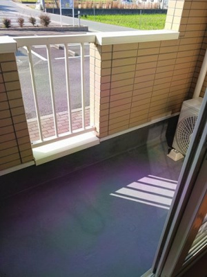 【バルコニー】 | メリーブライトＡ | 広々としたバルコニーです