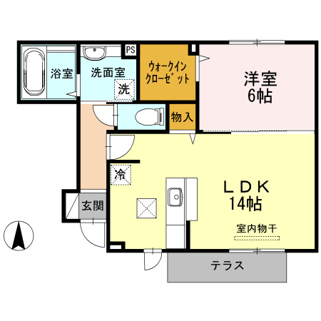 【間取り】 | パルハイブリッジⅡ