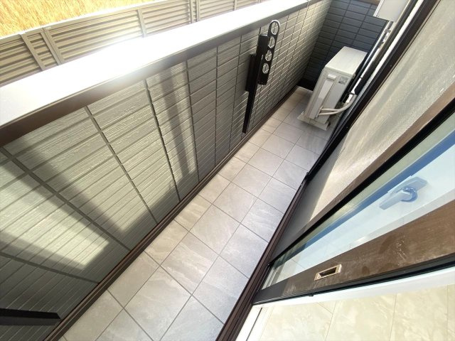 グレイスガーデンCのバルコニー