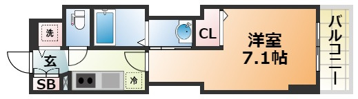 シャーメゾン神戸の間取り