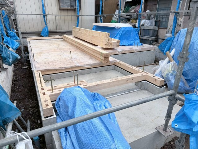 川口市本前川3丁目Ⅲ期　新築一戸建て　1号棟の駐車場|駐車場です