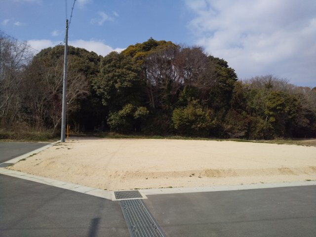 【前面道路含む現地写真】 | フィールズ西岐波（山村）２期 | １１号地前面道路