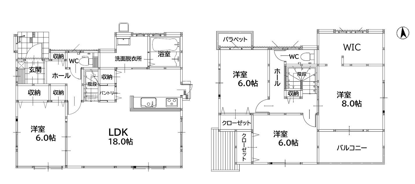 田川市宮尾町2期の間取り