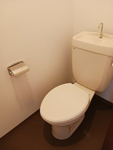 グリーンハイツⅠのトイレ|ゆったりとした空間のトイレです