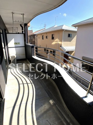 【バルコニー】 | サンタプレイス岡崎 | 同型タイプ落ち着いた時間を過ごせるバルコニーです