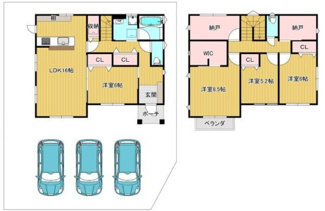 【間取り】 | 守山市小島町　中古戸建