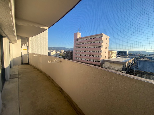 エスポワール都城Ⅱのバルコニー