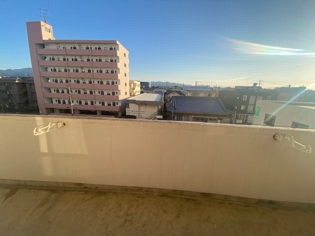 エスポワール都城Ⅱのバルコニー