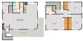 【間取り】 | 生田邸