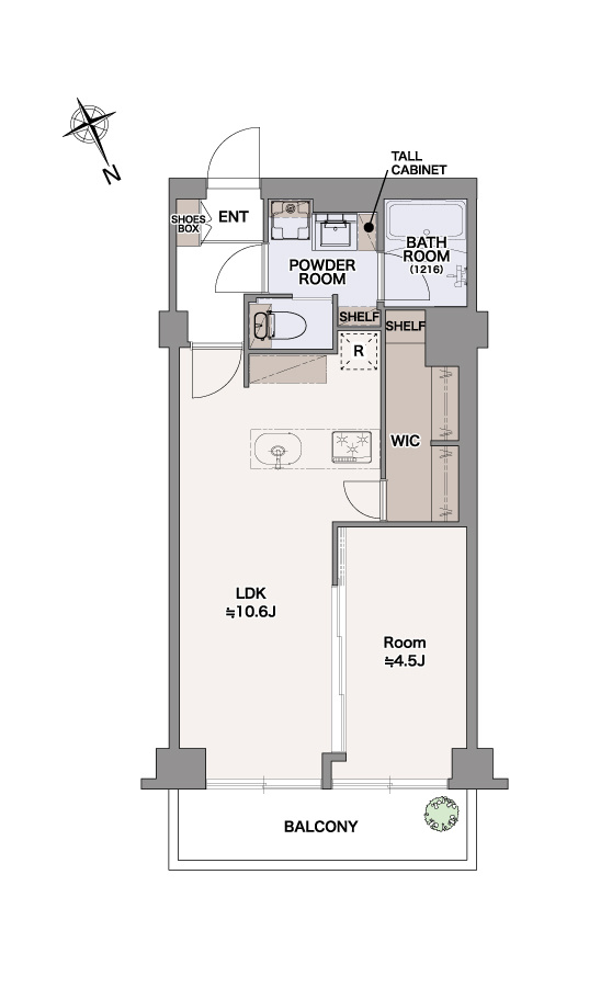 日興児玉パレス南青山の間取り