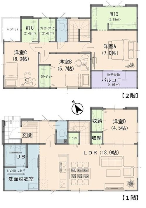 よかタウン　岡山市北区高松原古才【仲介手数料無料】の間取り