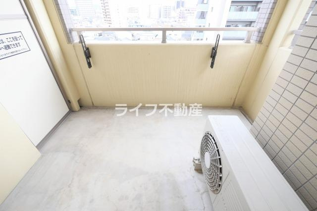 東小橋Ⅱ番館のバルコニー|陽当たり良好なバルコニーです