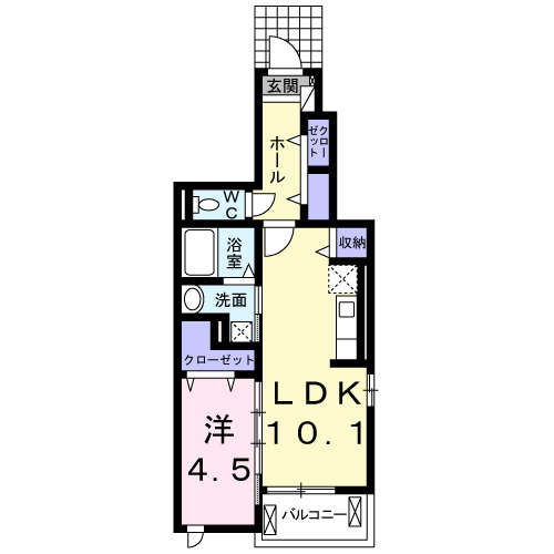カーサパーチェの間取り