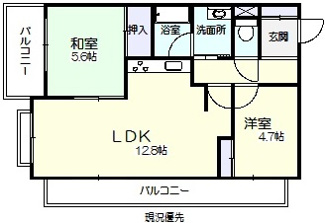 【間取り】 | マンション栂森