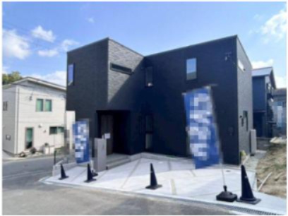 茨木市北春日丘2丁目　新築戸建の外観|きれいな外観です