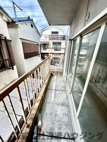 平野屋一戸建のバルコニー