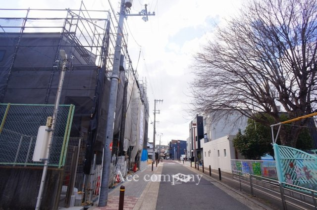 【前面道路含む現地写真】 | 平野区平野市町3丁目　【5号棟/全7棟】 | 【東側前面道路：幅員4.0ｍ☆】