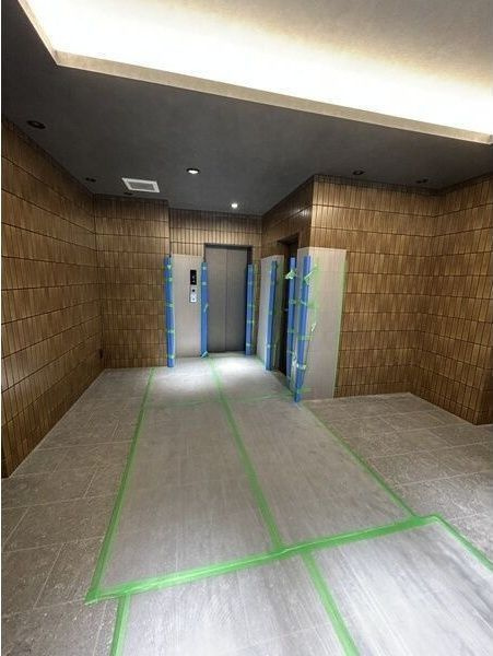 S-RESIDENCE尾頭橋clarity　キャンペーン実施中のロビー