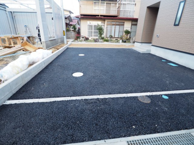 【駐車場】 | Cradle garden　飯坂町湯野第7　1号棟 | ★内覧予約で新米4㎏★