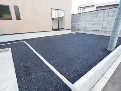 【駐車場】 | Cradle garden　飯坂町湯野第7　1号棟 | ★内覧予約で新米4㎏★