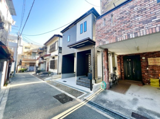 【前面道路含む現地写真】 | 杭全７丁目　新築一戸建