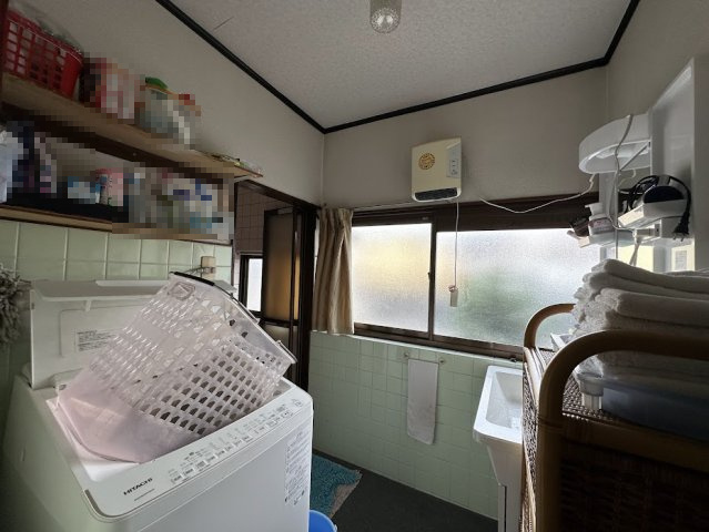 中古平屋住宅　洞のランドリースペース