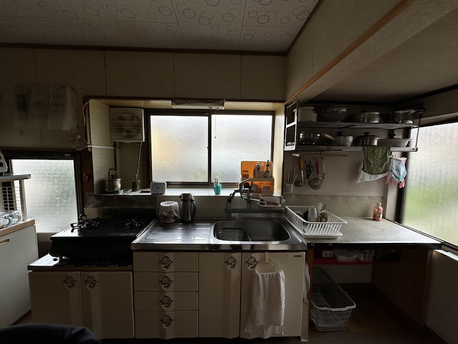中古平屋住宅　洞のキッチン
