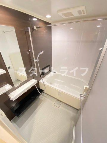大阪市淀川区十三東２丁目の賃貸マンションの浴室|参考写真です