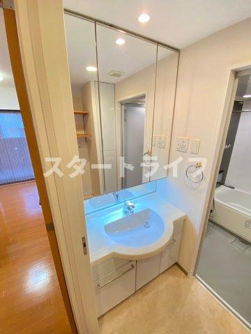 大阪市淀川区十三東２丁目の賃貸マンションの洗面所|参考写真です