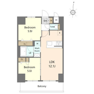 【間取り】 | S-RESIDENCE高岳ardent