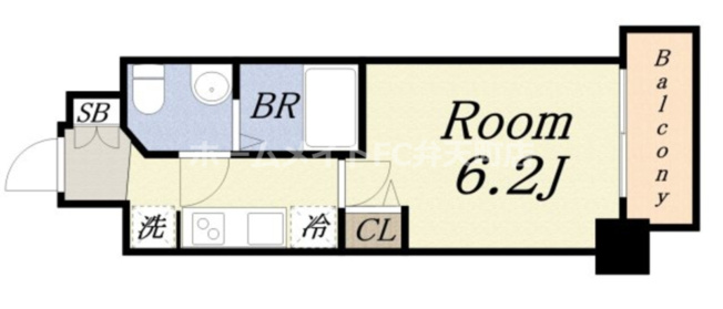 【間取り】 | エグゼ大阪CITY ZWEI