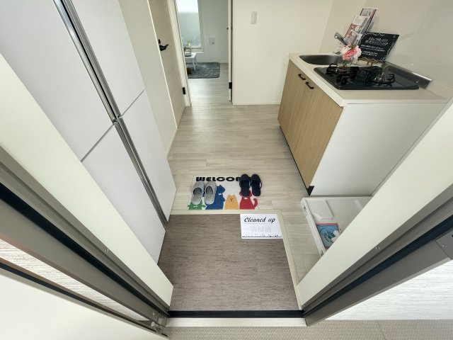 子犬と春風のダイアリーの玄関